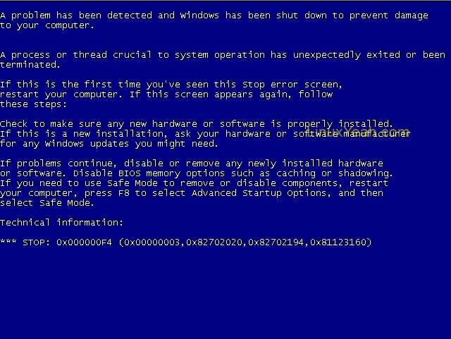微软系统蓝屏代码大全以及修复方法