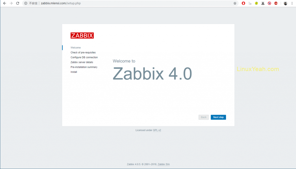Centos7 系统 - 宝塔 linux 面板安装 Zabbix4.0.5 详细步骤